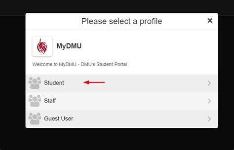 my dmu login|MyDMU .